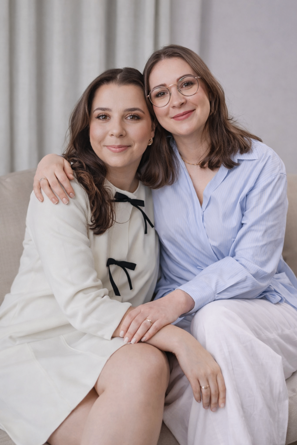 Eduarda e Letícia — fundadoras da Urso Cognitivo